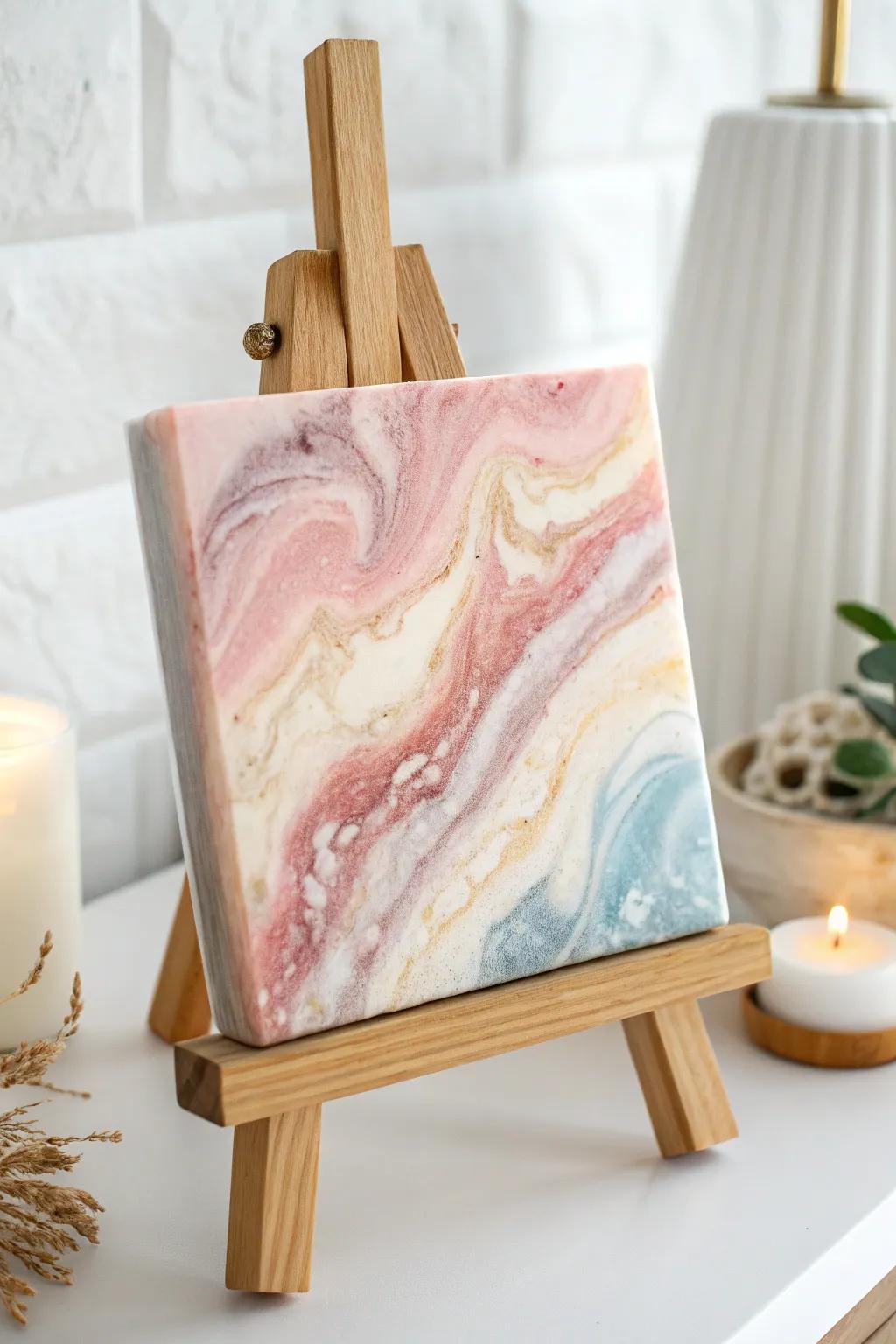 Discover the elegance of wax encaustic art—a true blend of simplicity and natural beauty.