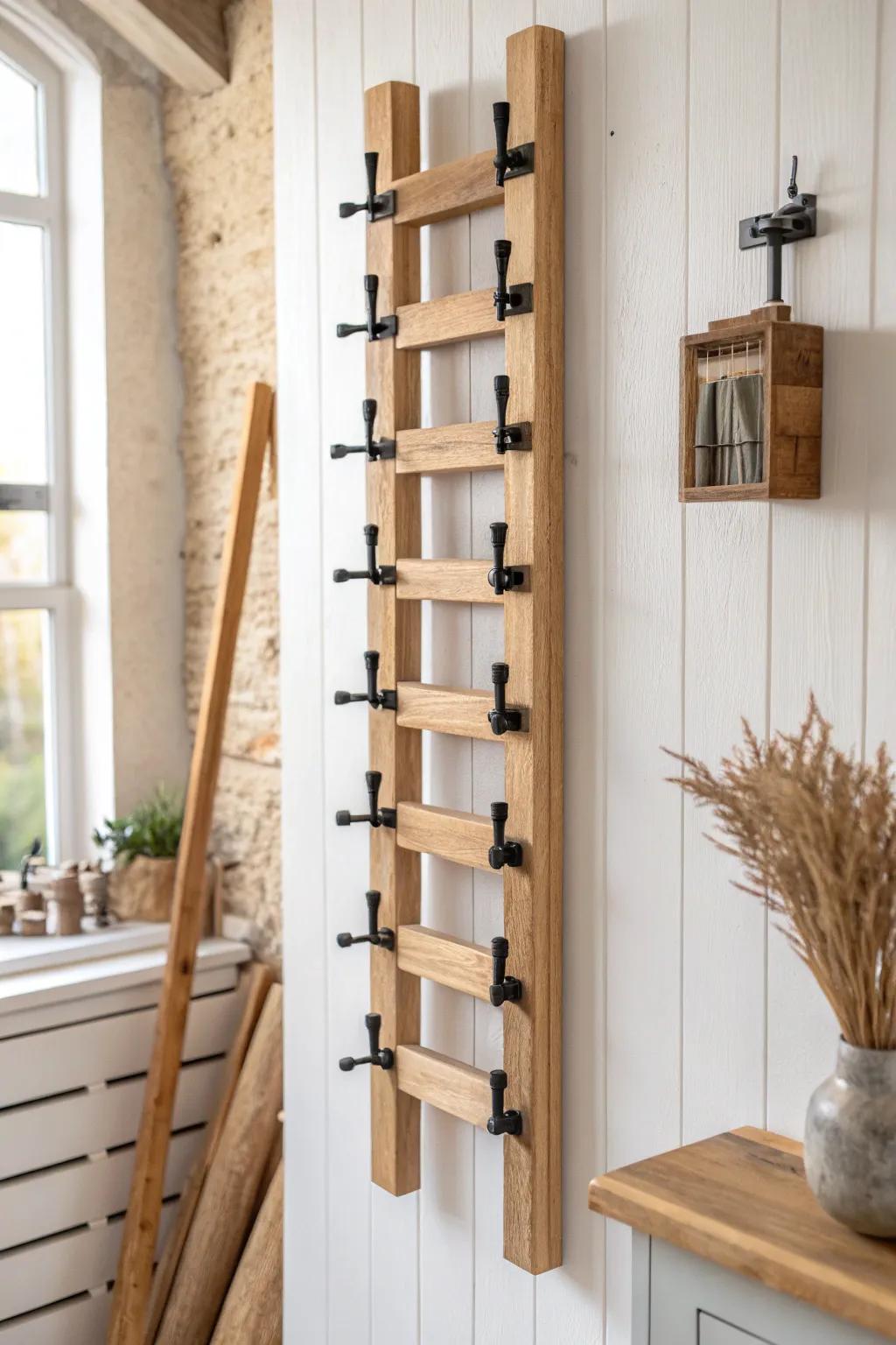 Small offcuts, big impact: a minimalist wall clamp rack that frees up your whole shop.