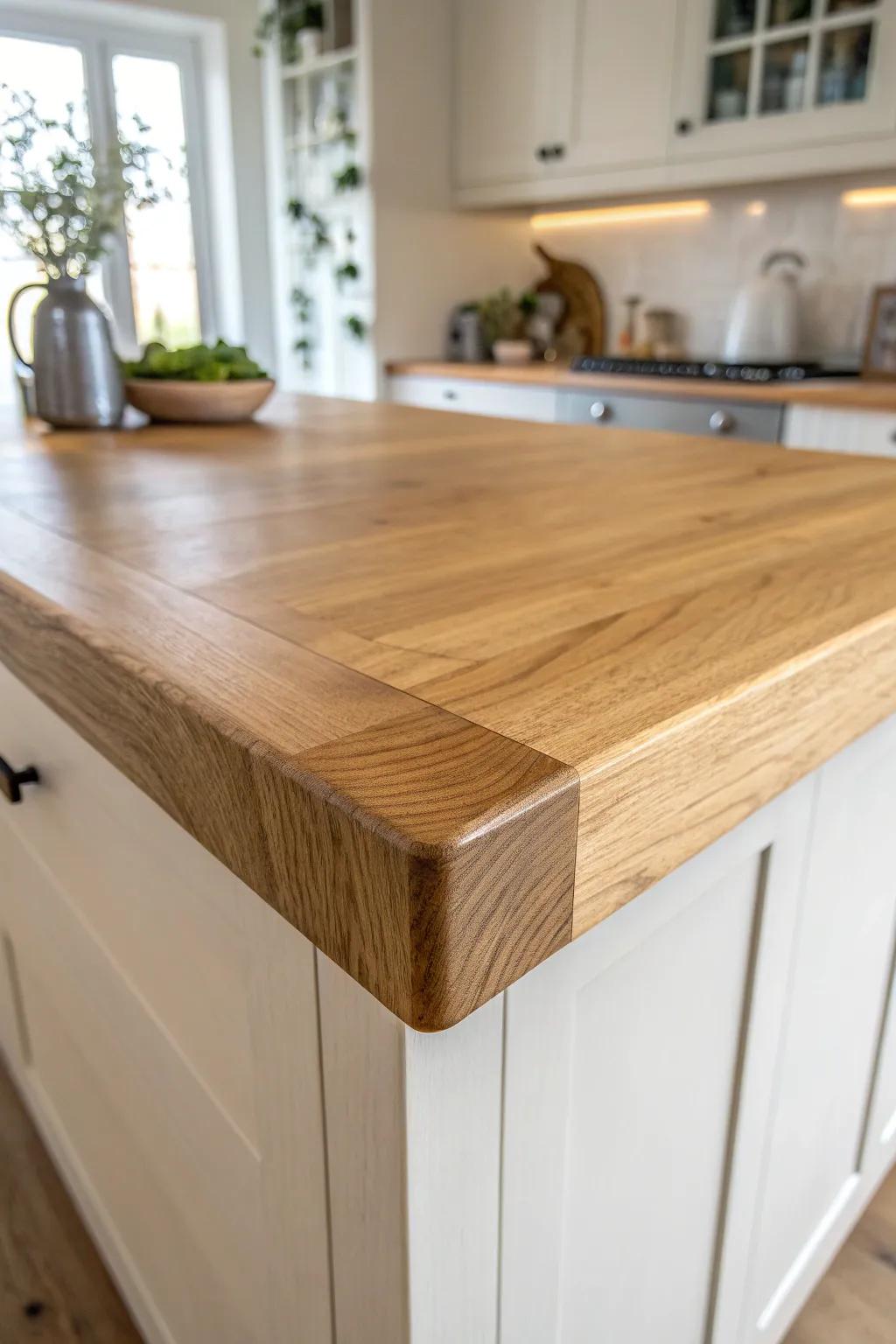 Clean and comfy: the eased square edge keeps modern lines without the sharp corners.