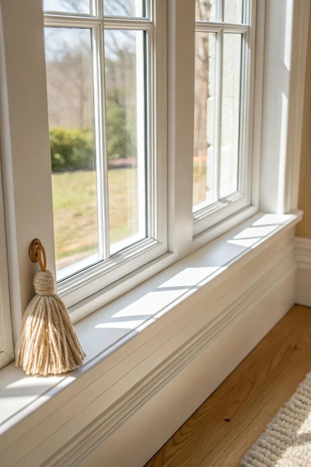 No-miter double window trim with crisp butt joints—clean lines, fast build, flawless reveals.