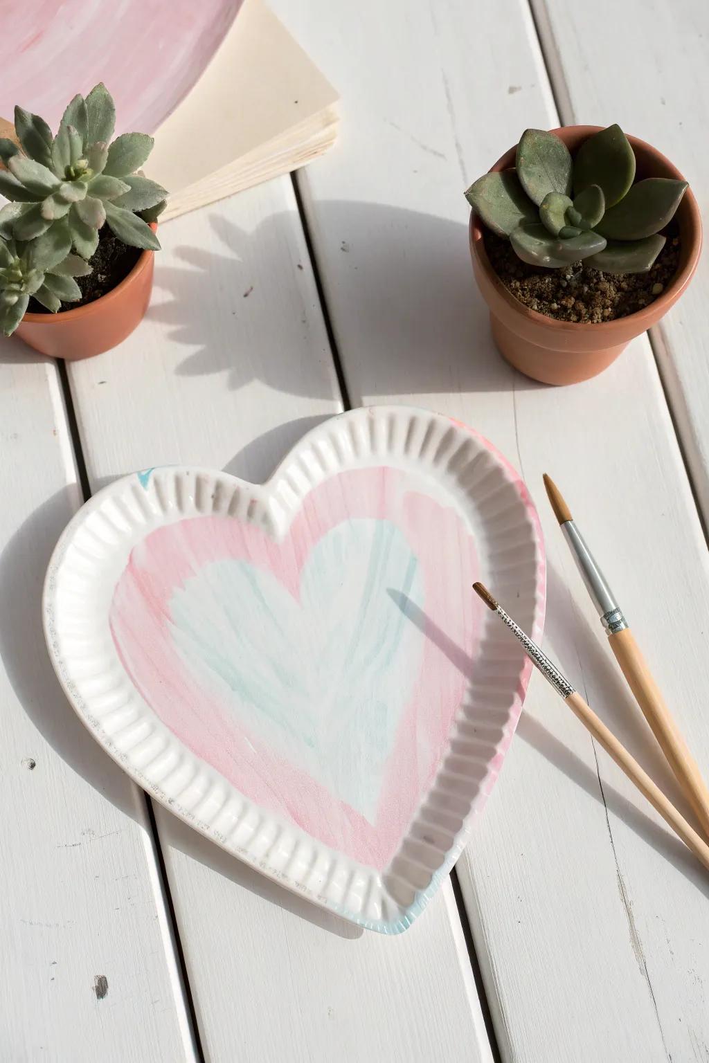Transform simplicity into a heart-warming masterpiece with just a paper plate and a splash of creativity.
