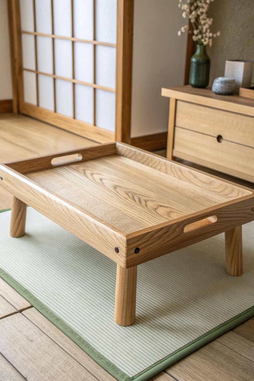 Let oak’s natural grain take center stage—simple, modern, and quietly handcrafted.