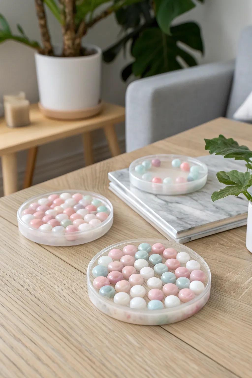 Elevate your table setting with chic marble coasters that blend craftsmanship with minimalist elegance.