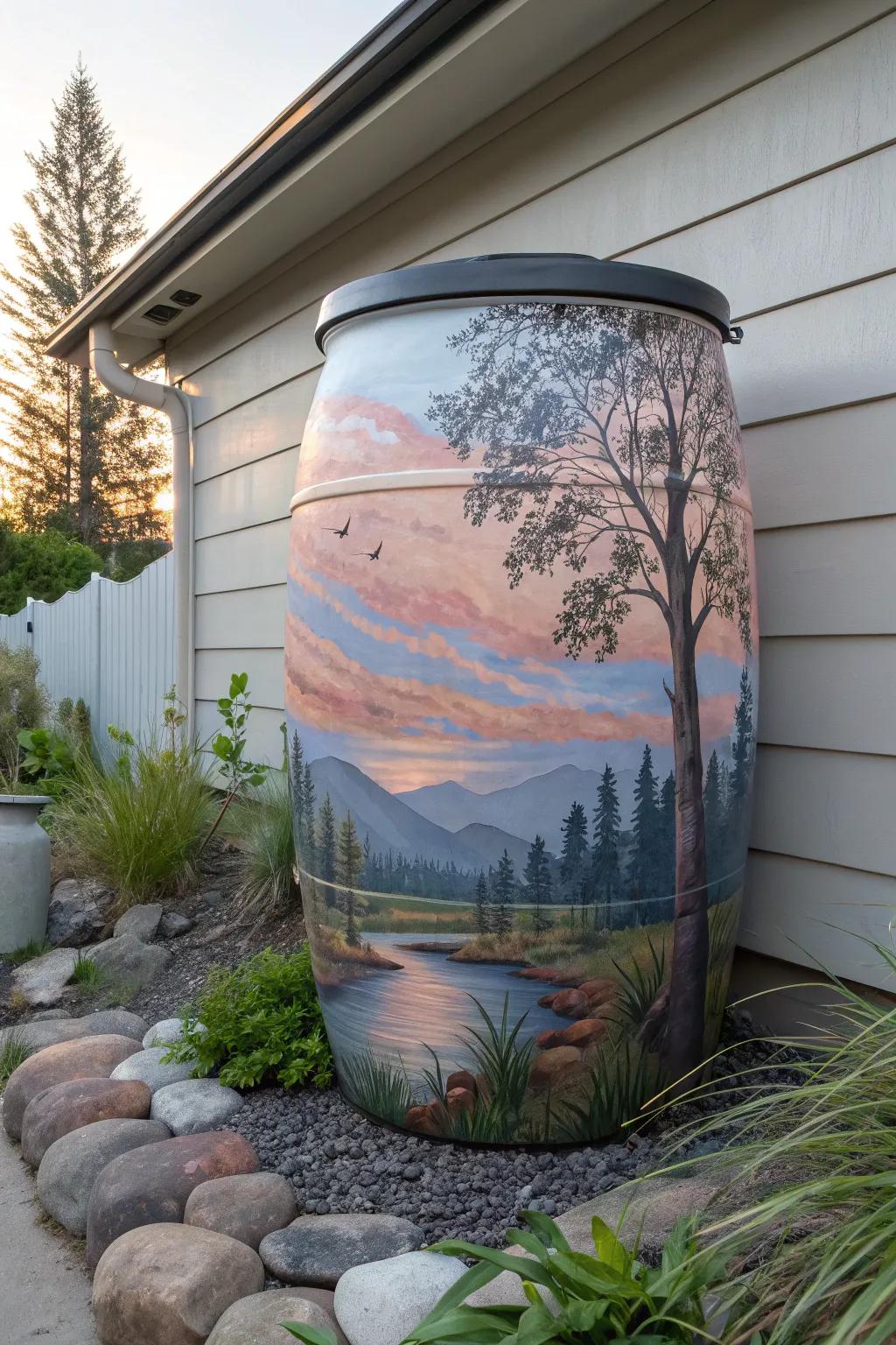 Embrace tranquility with a touch of nature's artistry.