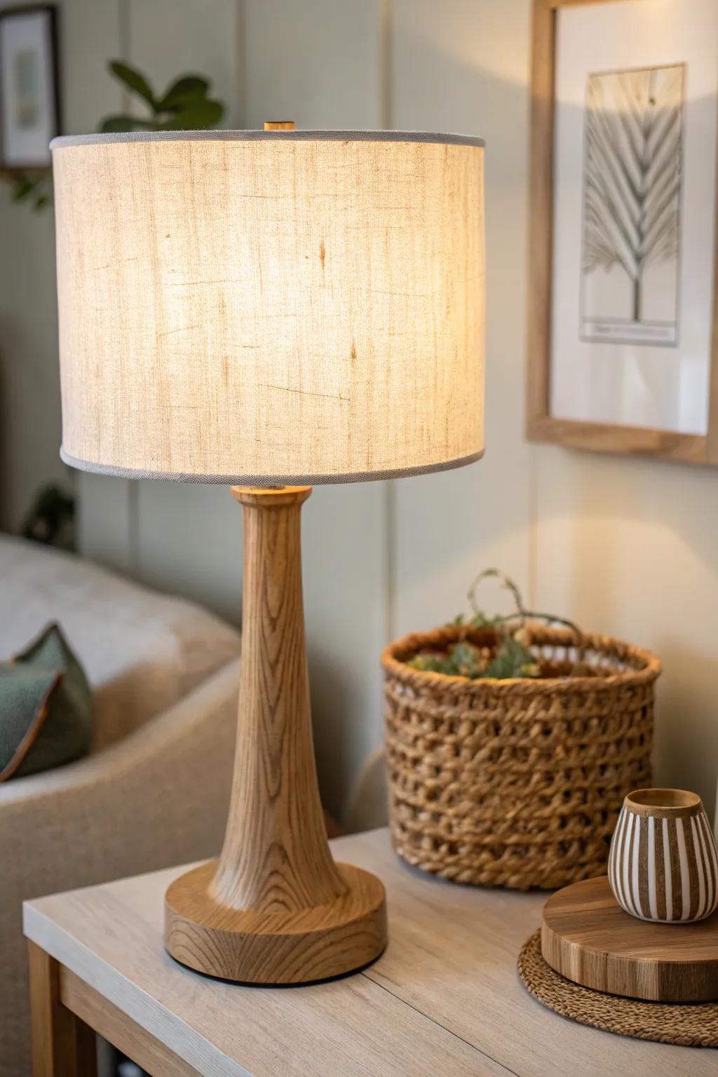 Skip harsh overheads—layer warm lamps for a soft, cozy glow in every living-room corner.