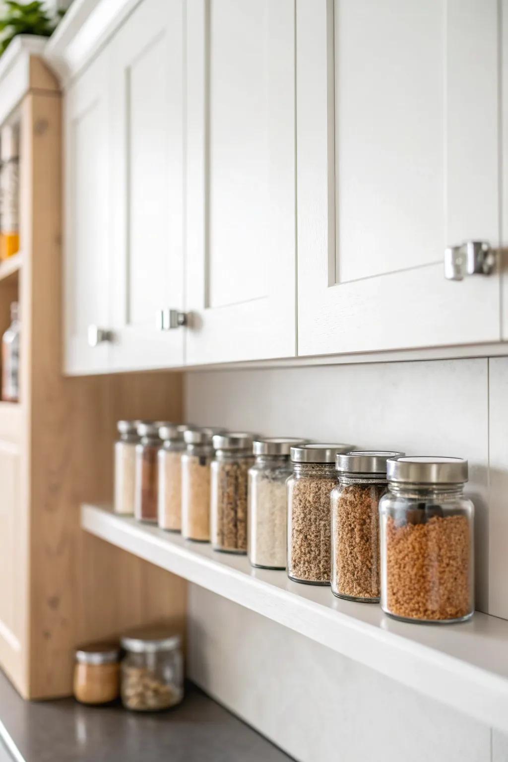 Elevate your kitchen storage with elegant magnetic lids for mason jars, blending functionality with minimalist design.