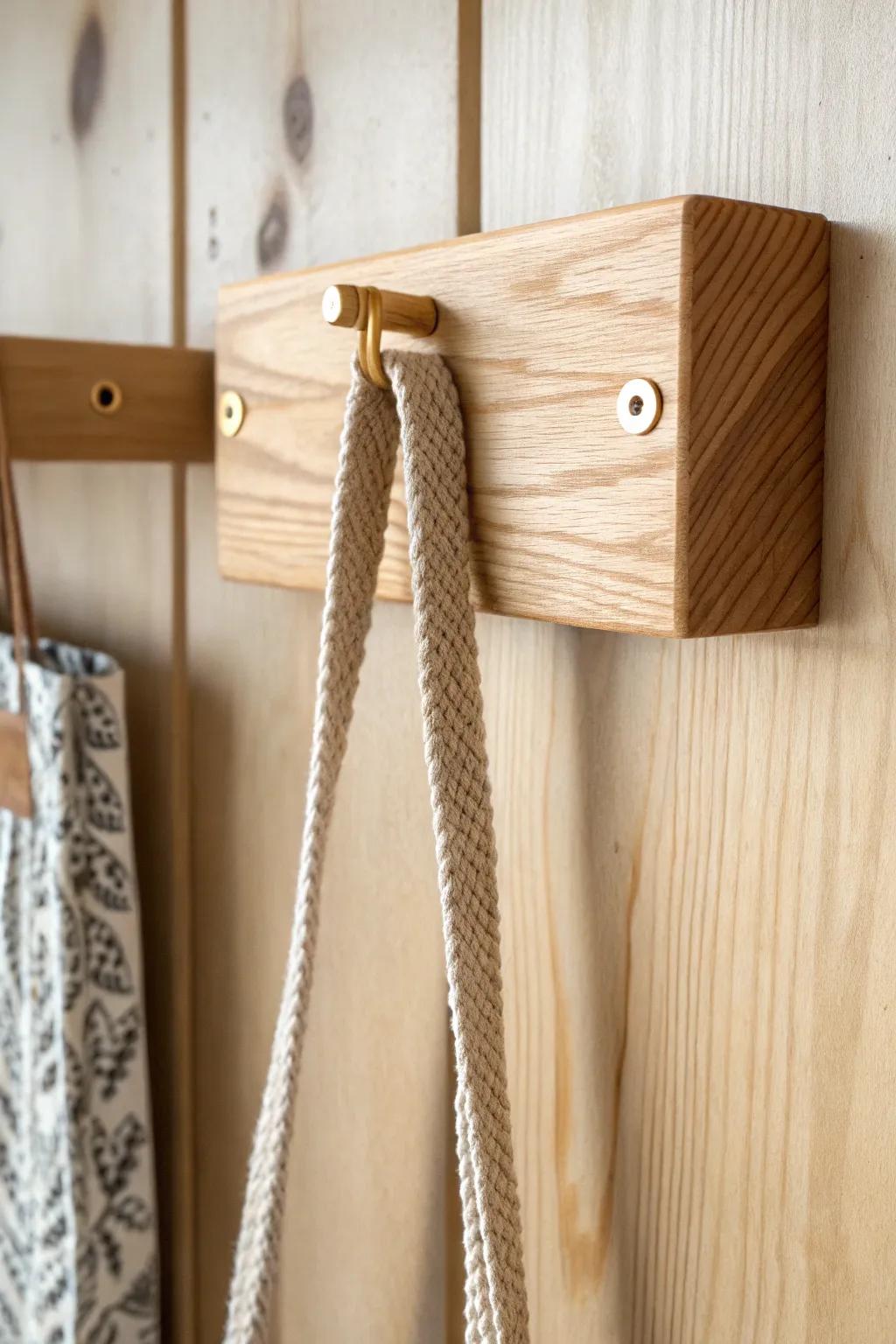 A flexible French cleat holder keeps your tools off the bench and your wall storage adaptable.