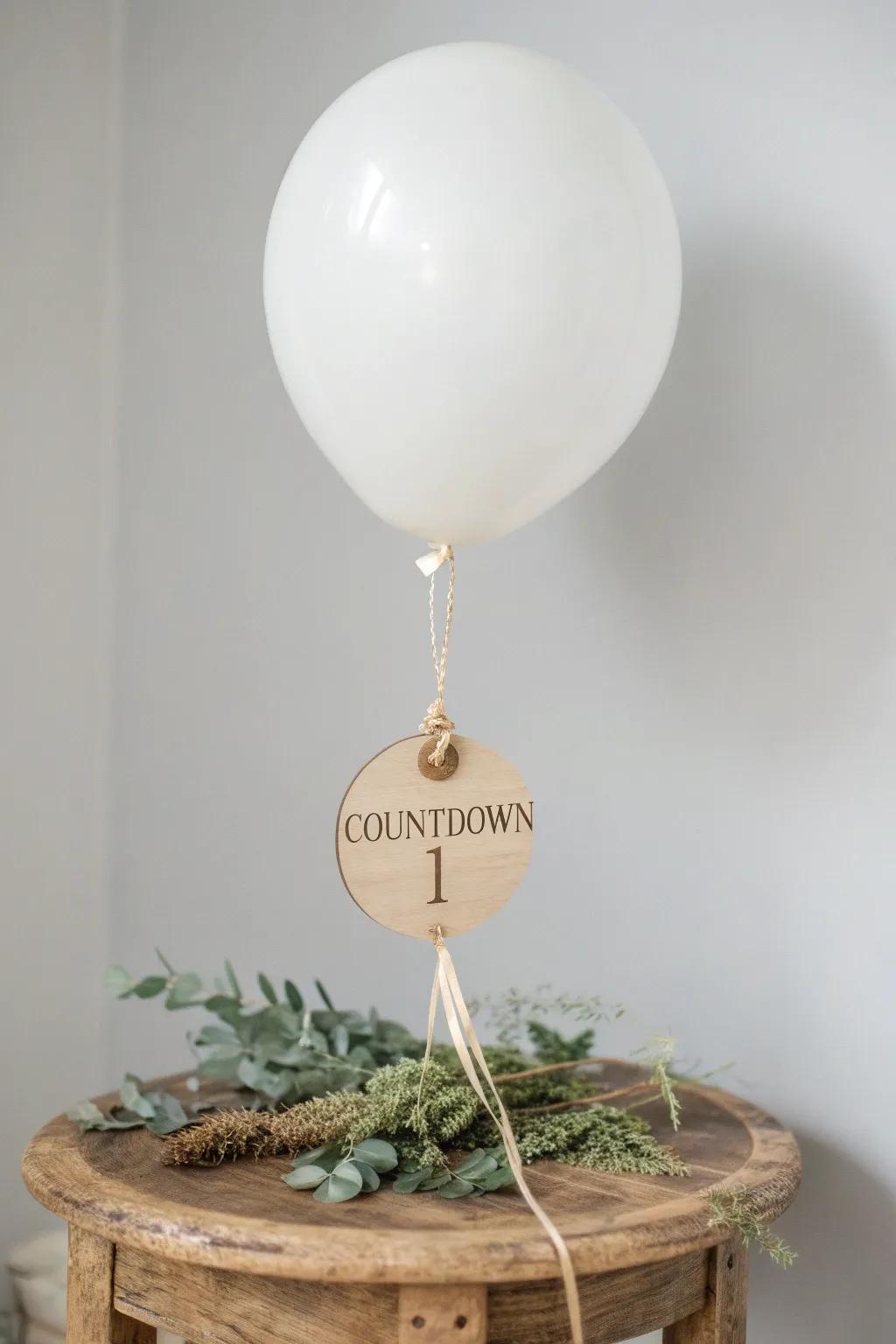 Countdown to Christmas with a touch of elegance and surprise. 🎈✨