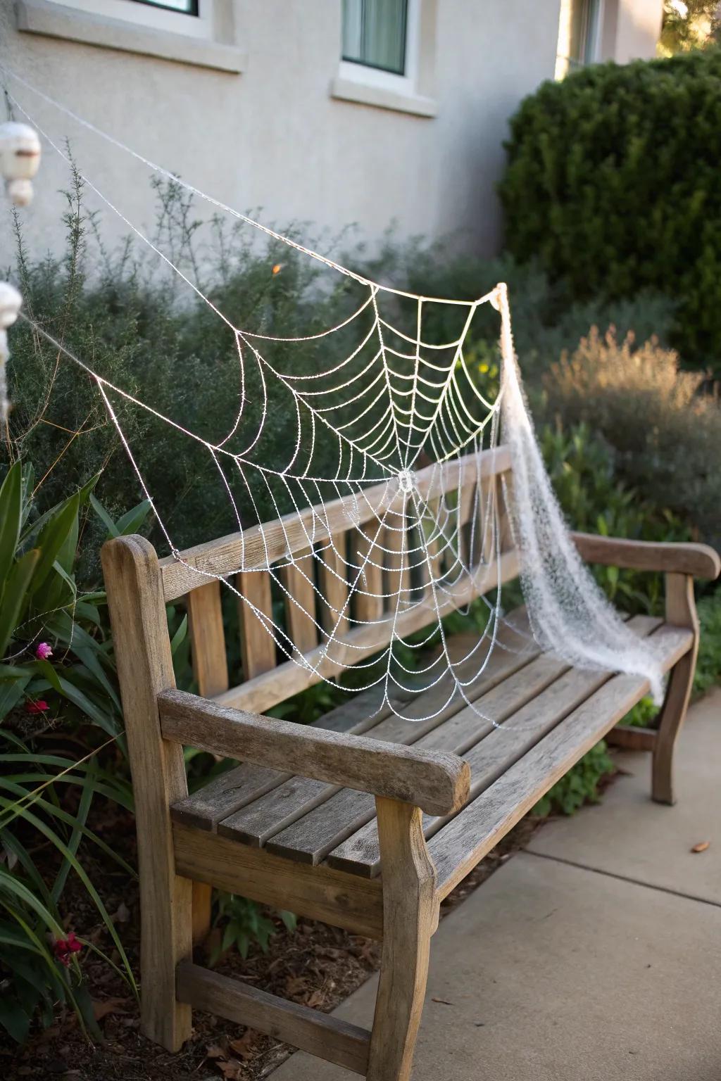 Transform your garden into a ghostly gathering with handcrafted elegance.
