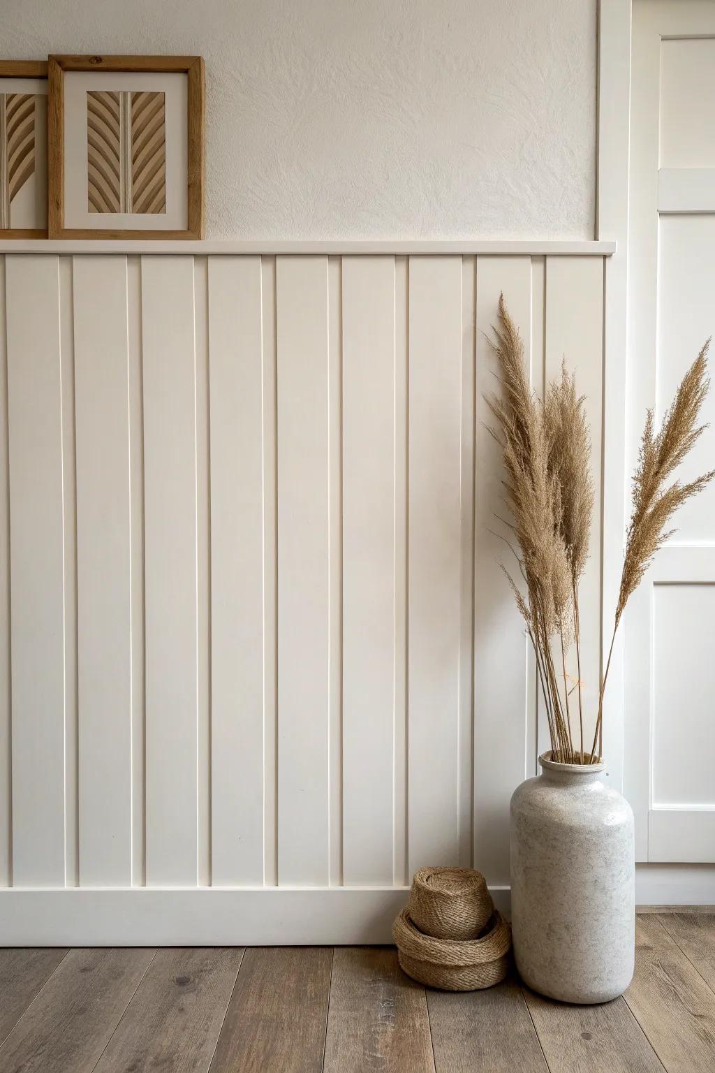 Budget board-and-batten look: simple trim, one paint color, and instant custom style.