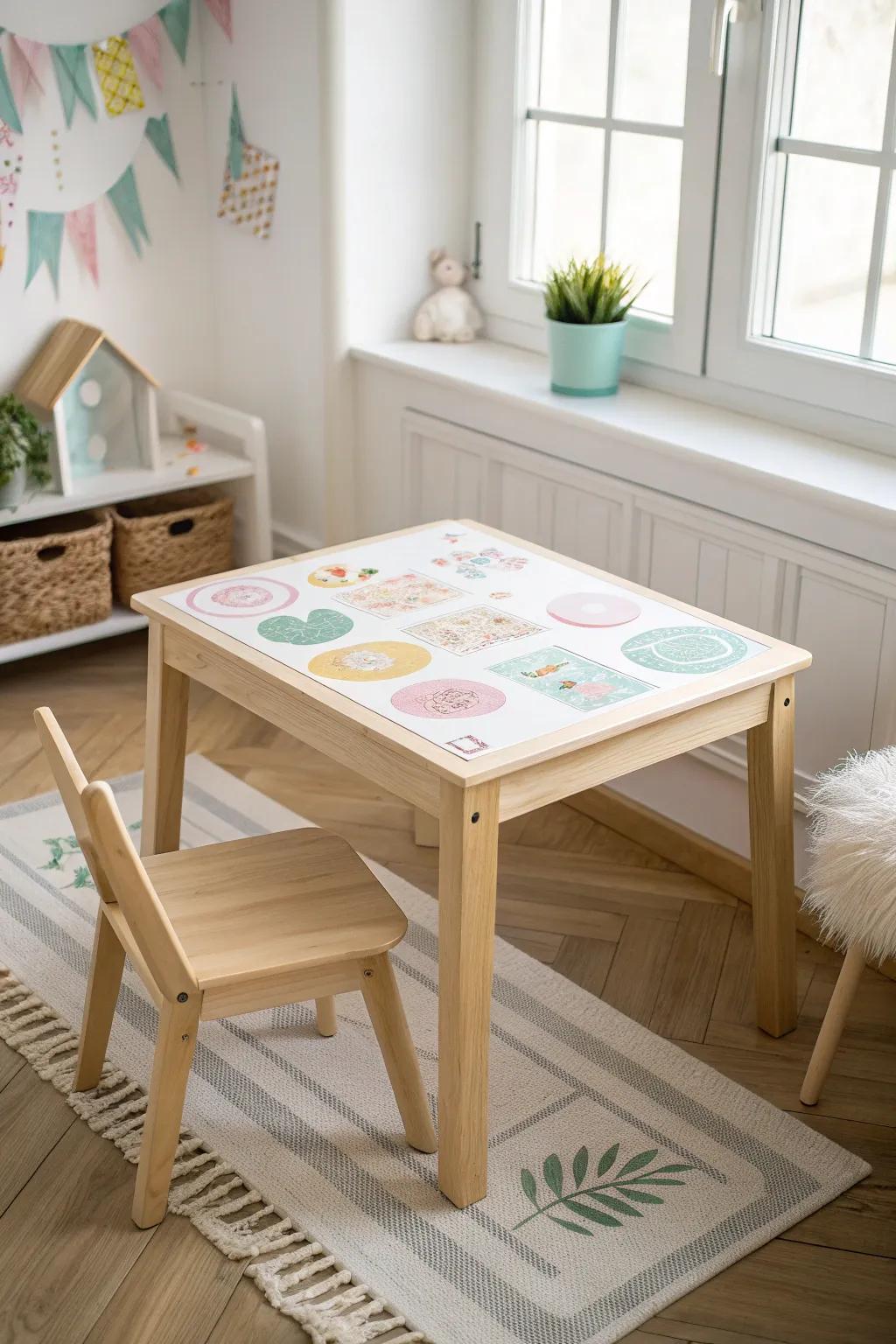 Unleash your toddler's creativity with charming sticker collages — where simplicity meets playful artistry.