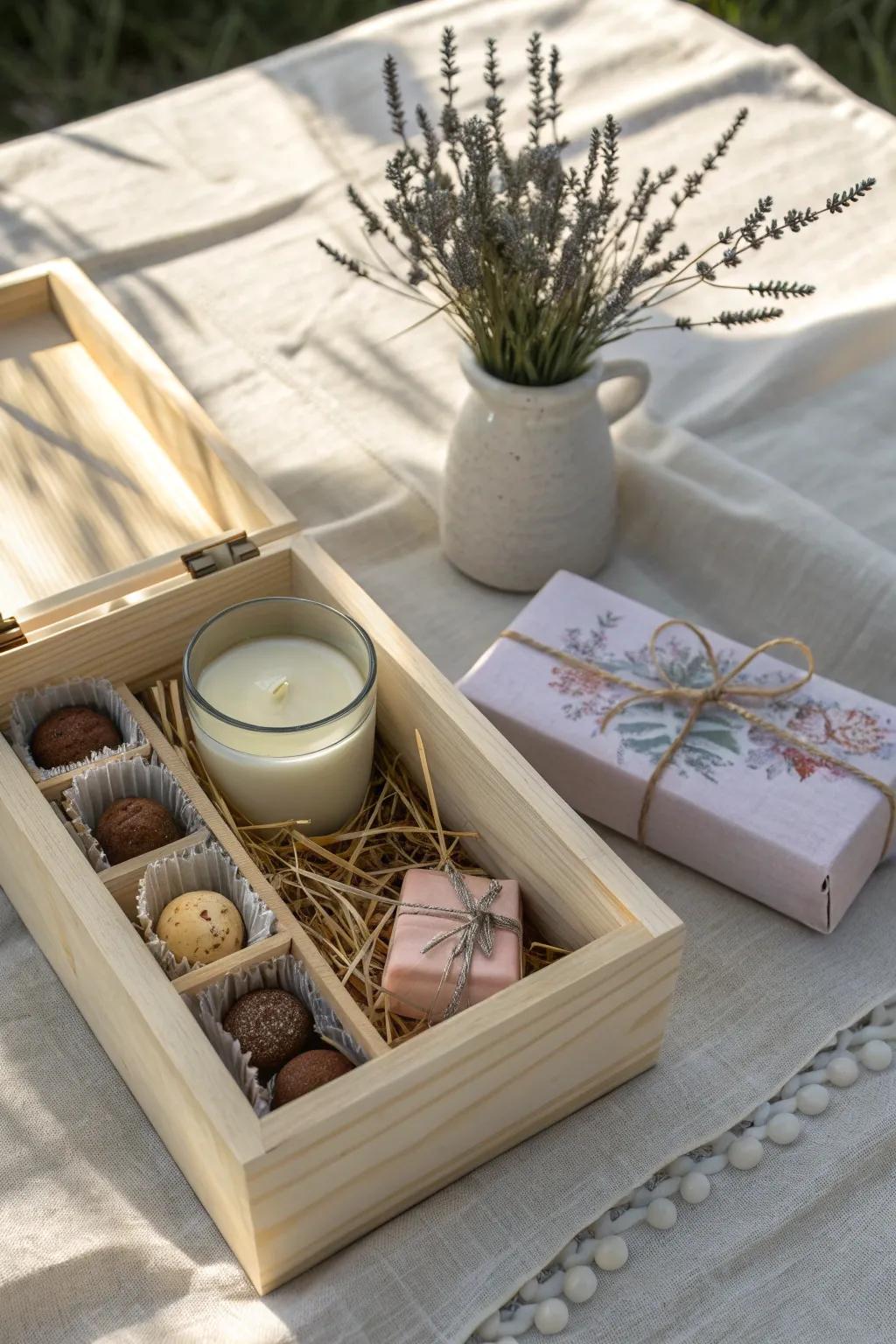 Elevate your party gifts with a touch of elegance: themed gift boxes that capture the essence of your celebration.