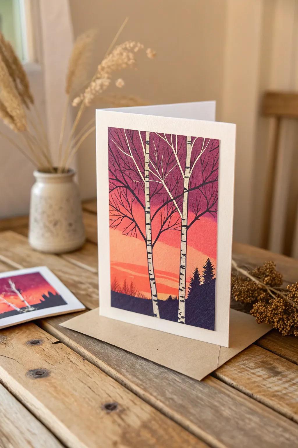 Embrace tranquility with nature's elegant simplicity.