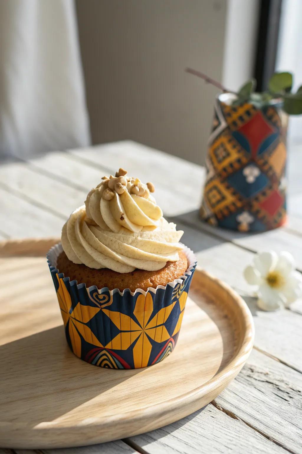Infuse your cupcake crafts with a burst of vibrant pattern play and let creativity shine!
