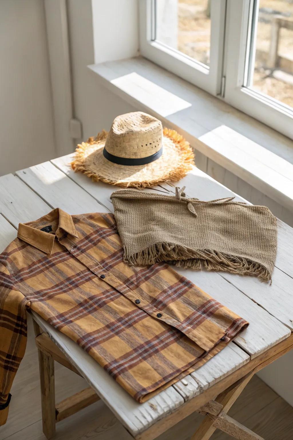 Craft a charming DIY scarecrow costume with rustic flair and cozy comfort.