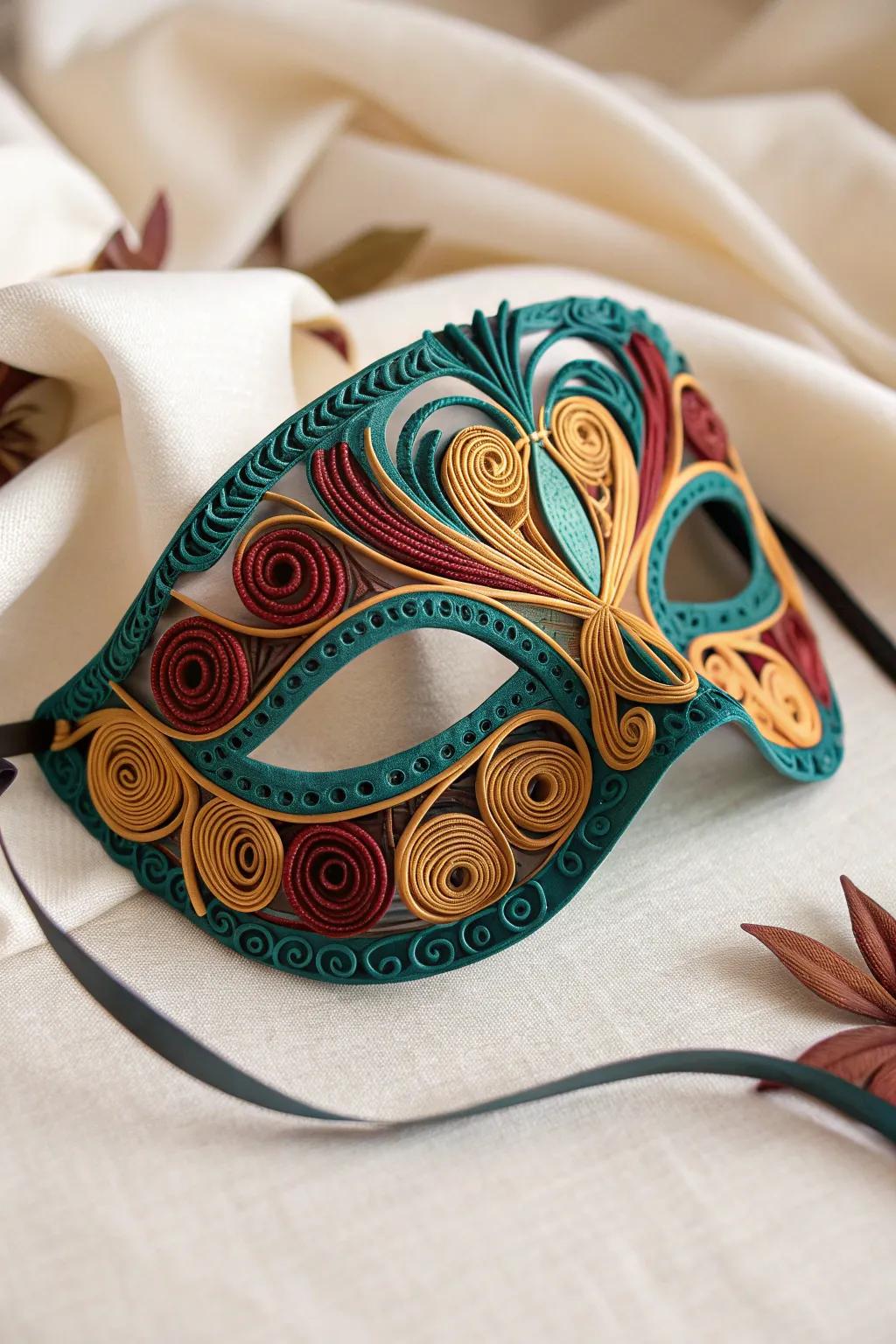 Elevate your relaxation with a touch of quilled artistry—where simplicity meets intricate design.