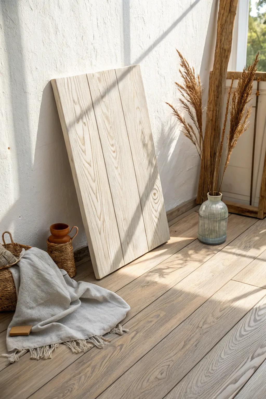 Wood-look vinyl planks for lofts—warm oak style, easy-clean durability, zero warp worries.