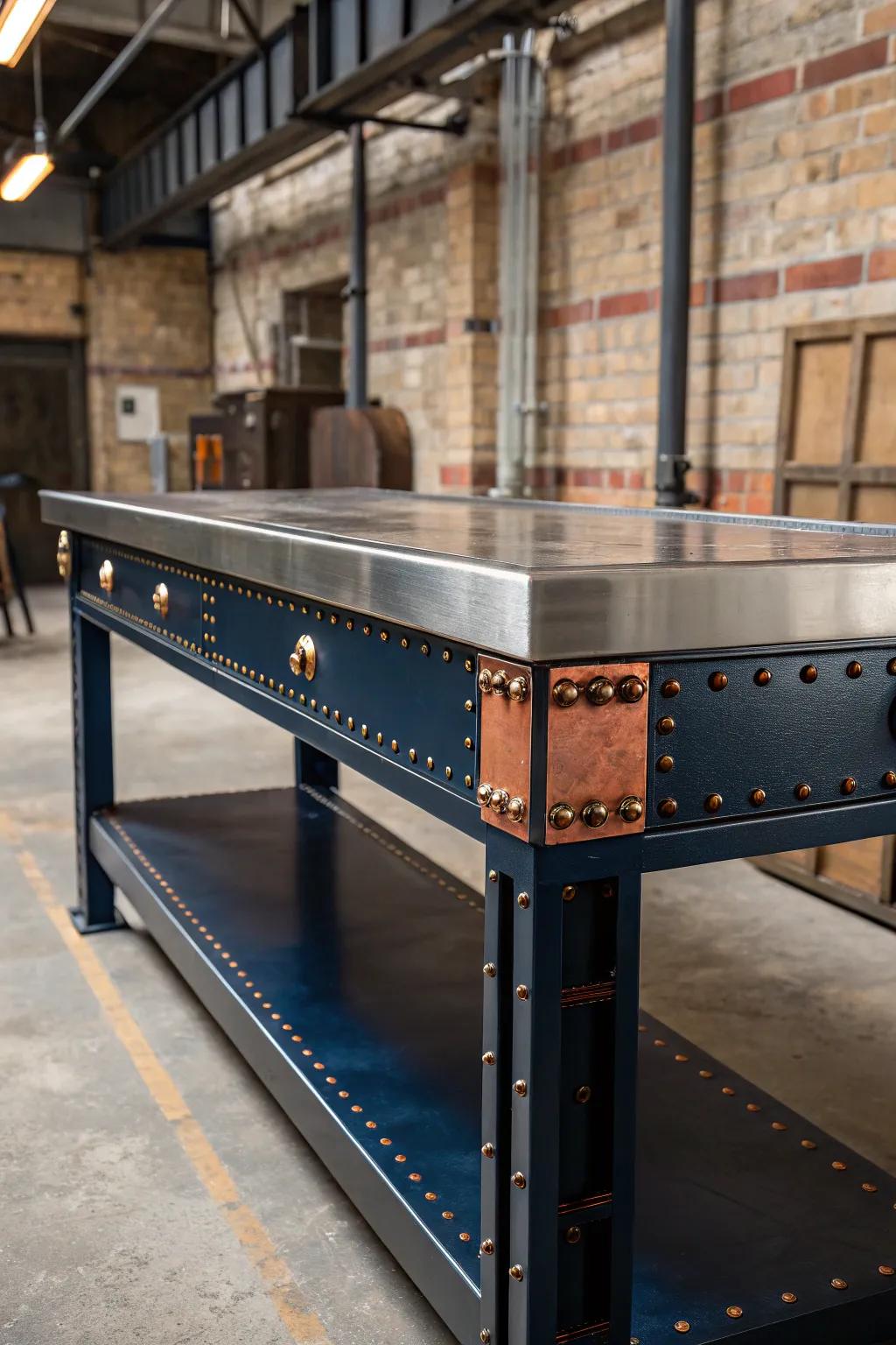 Industrial Elegance: Where Art Meets Utility in Metalwork.