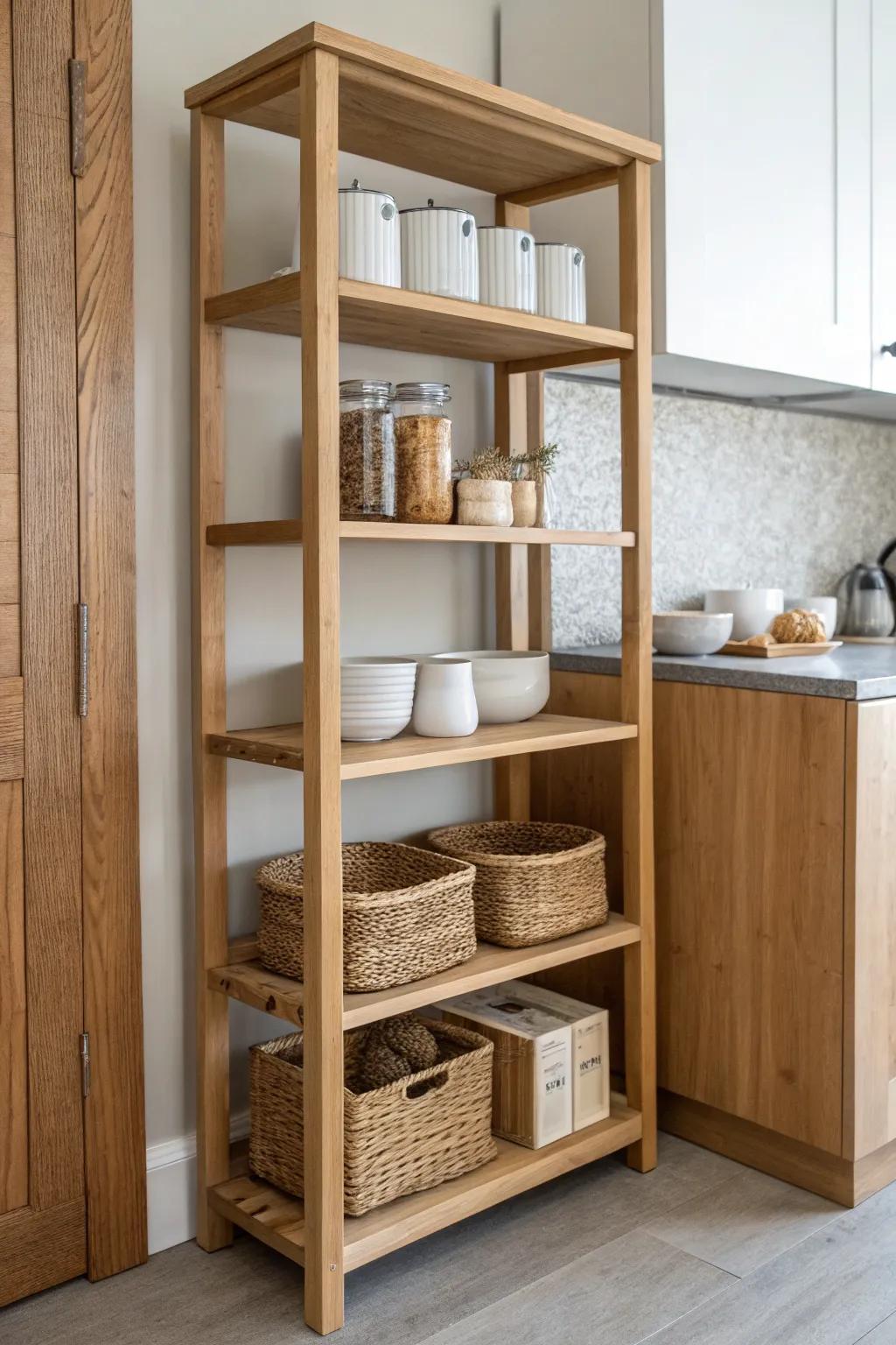 Eye-level shelf spacing (14–16