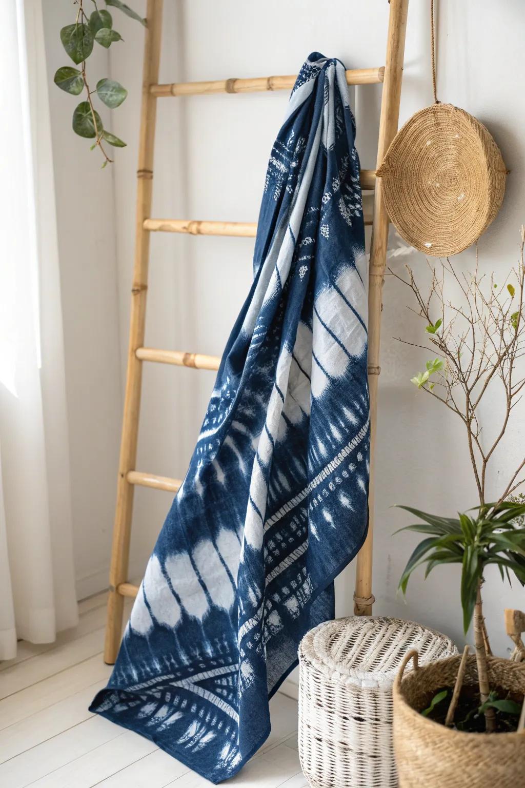 Embrace the art of Shibori: where elegance meets intricate design.