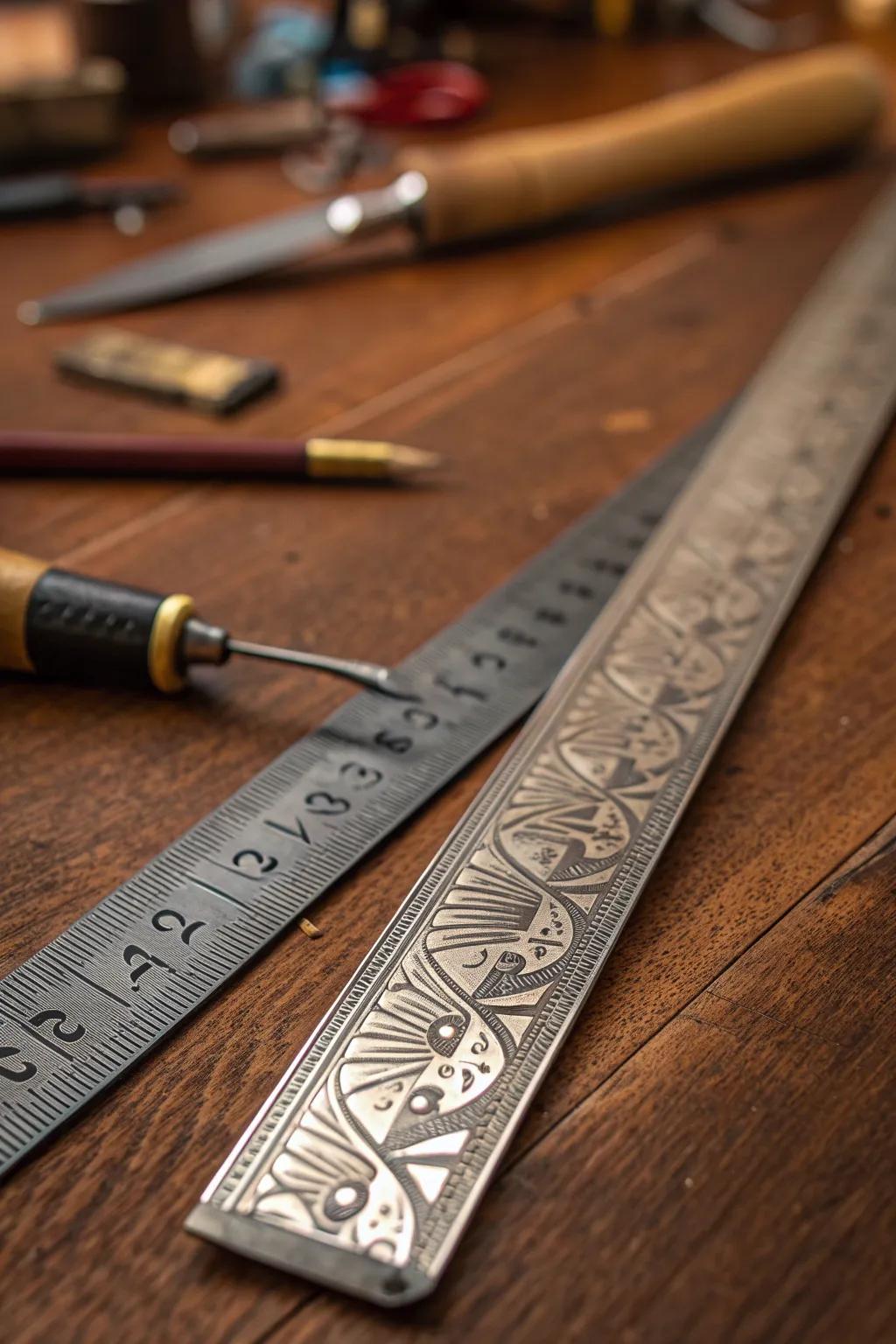 Craftsmanship meets personal touch: A bespoke measuring tape for every project.