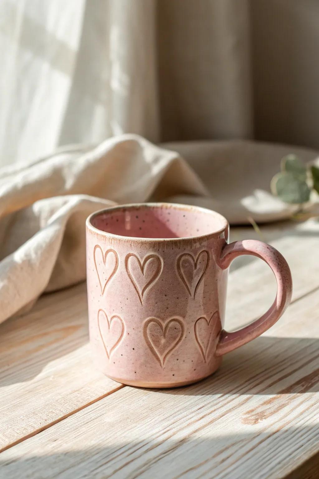 Sip with Love: A handcrafted mug that warms the heart and soul.