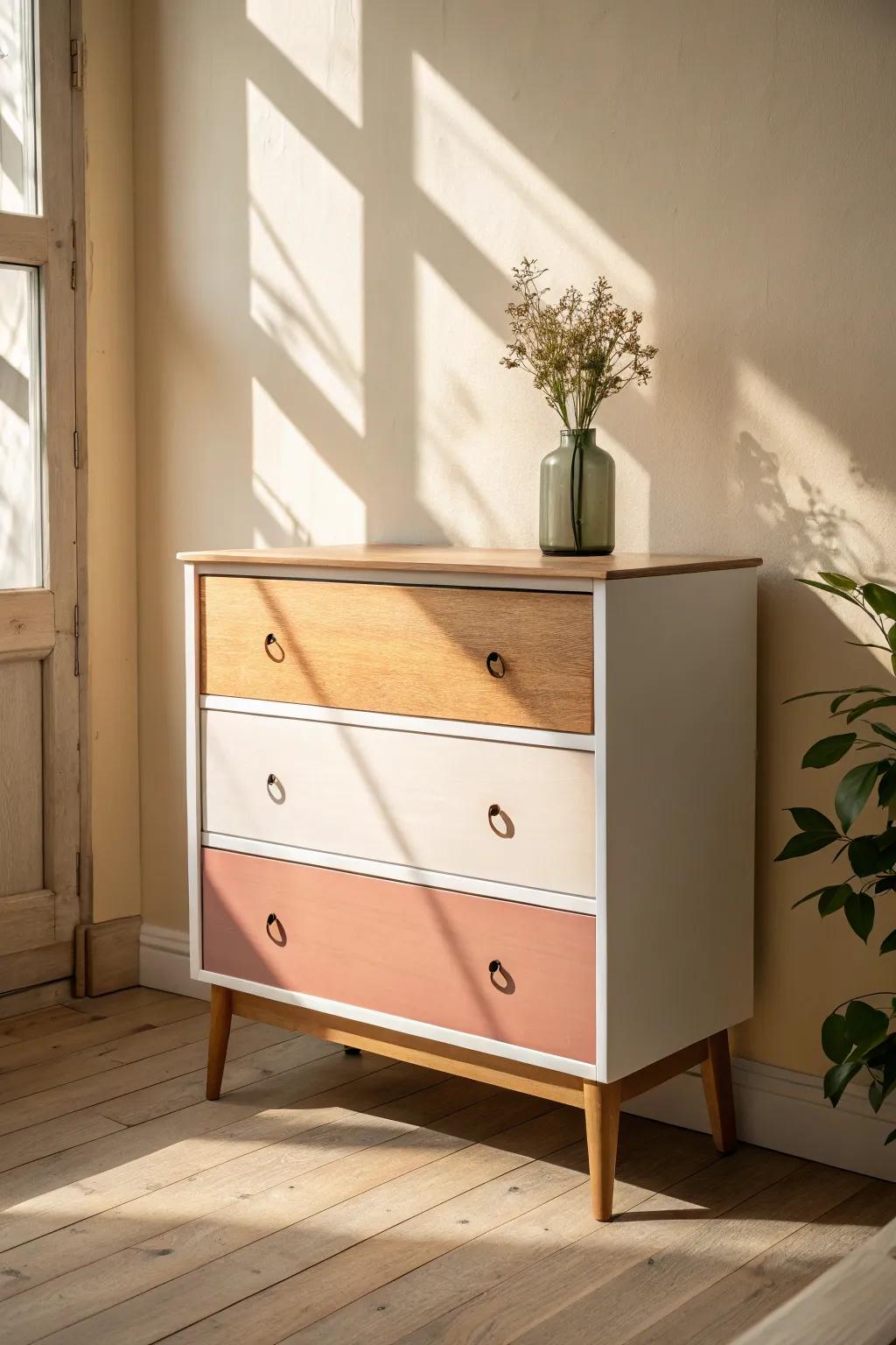 Peach-to-cream ombre drawers that feel playful, polished, and beautifully handcrafted.