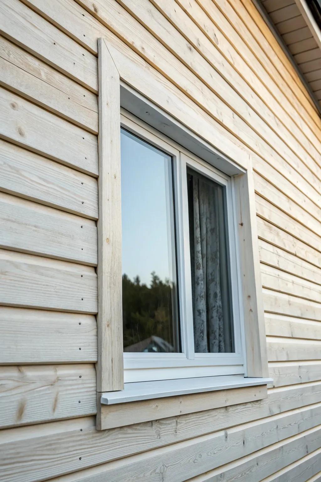 No-trim window perfection: a crisp caulk seam for a clean, modern cutout look.