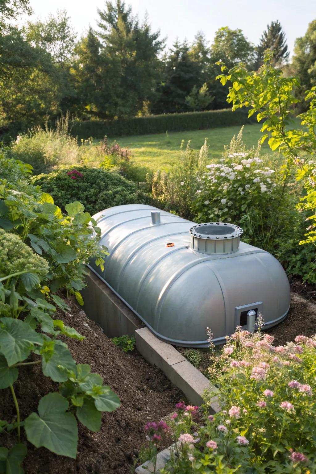 Unveil the power of hidden cistern systems for a flourishing garden without compromising on style.