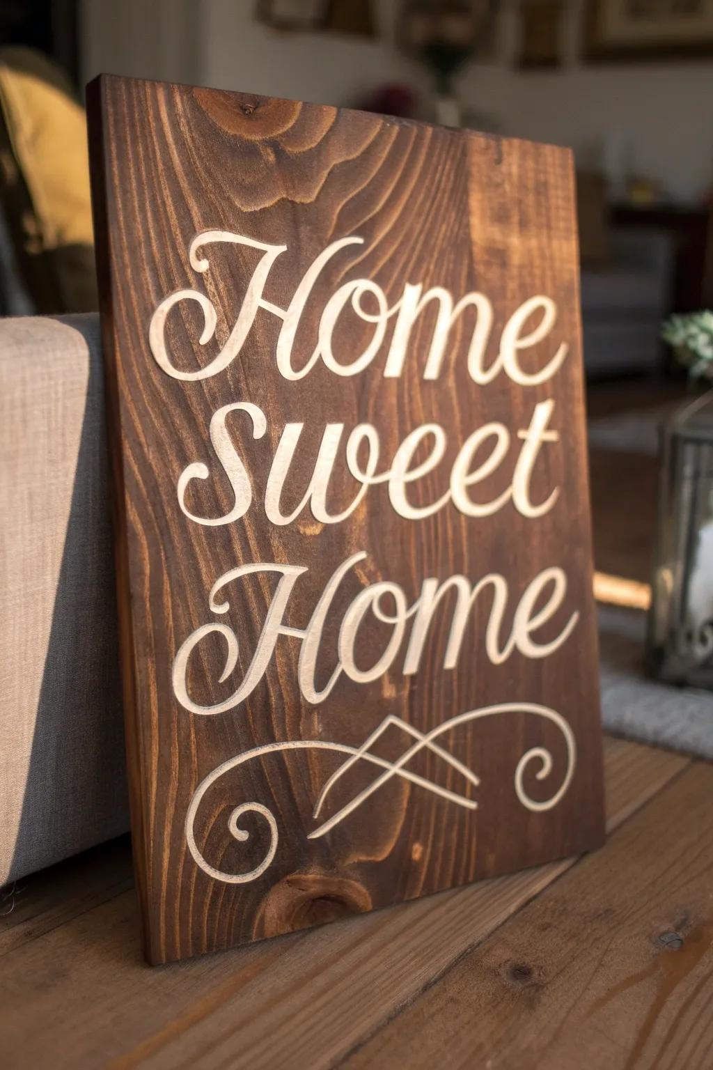 Welcome home: Where warmth meets craftsmanship.