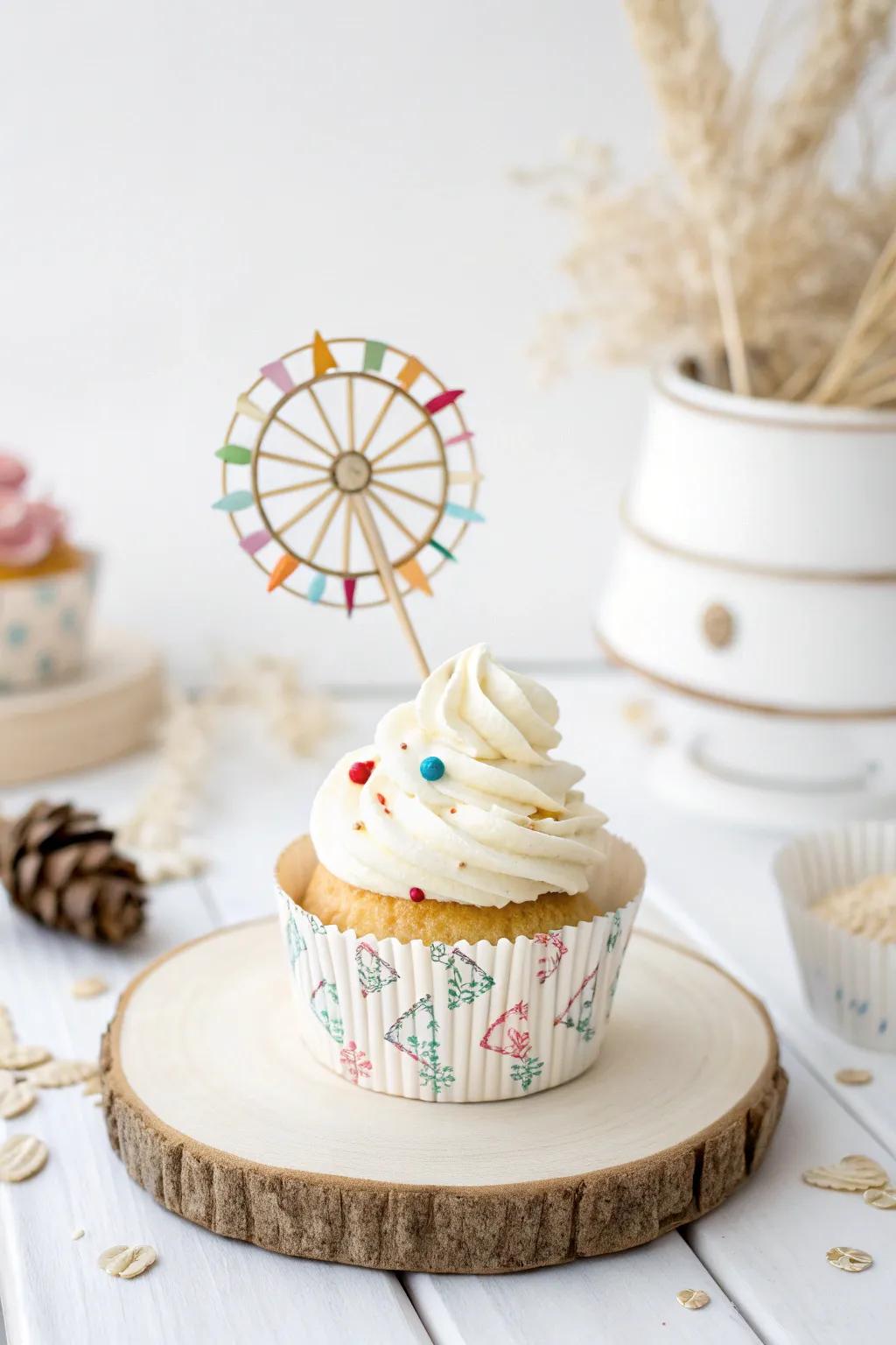 Crafted Joy: Spin the Wheel of Sprinkles for a Fun, Interactive Cupcake Experience!
