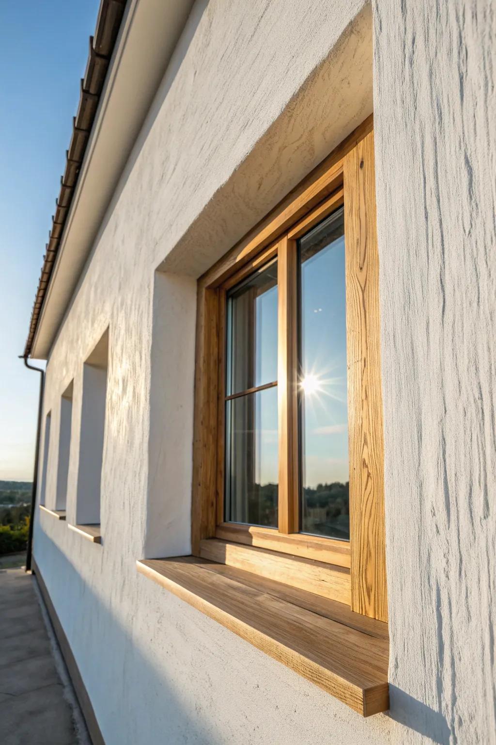 Recessed window shadow reveal: trimless depth and contrast that makes any facade feel high-end.