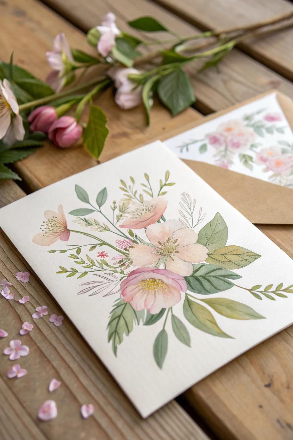 Invite a touch of nature with floral elegance.