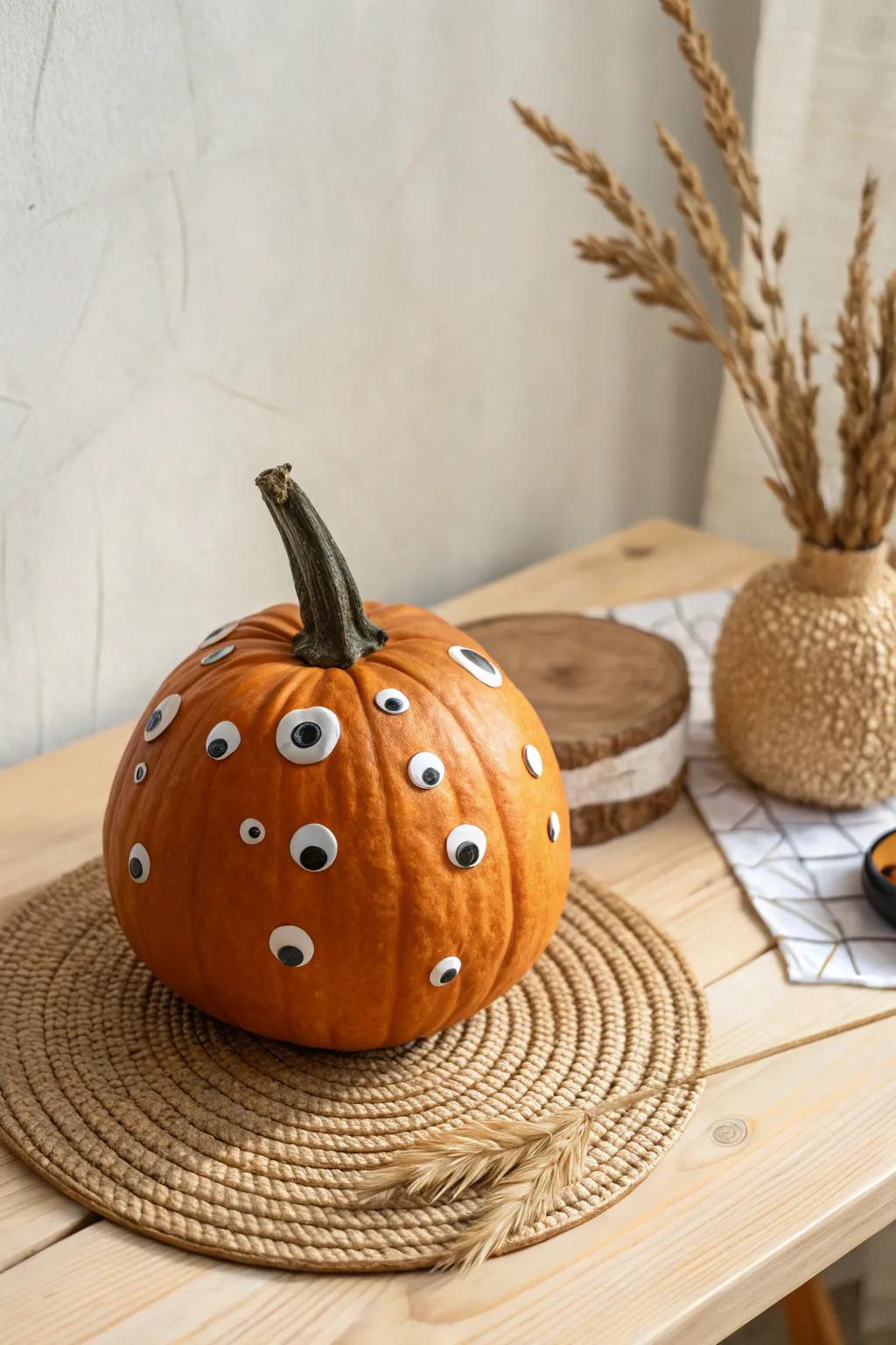 Bring your pumpkin to life with a touch of whimsy and fun!