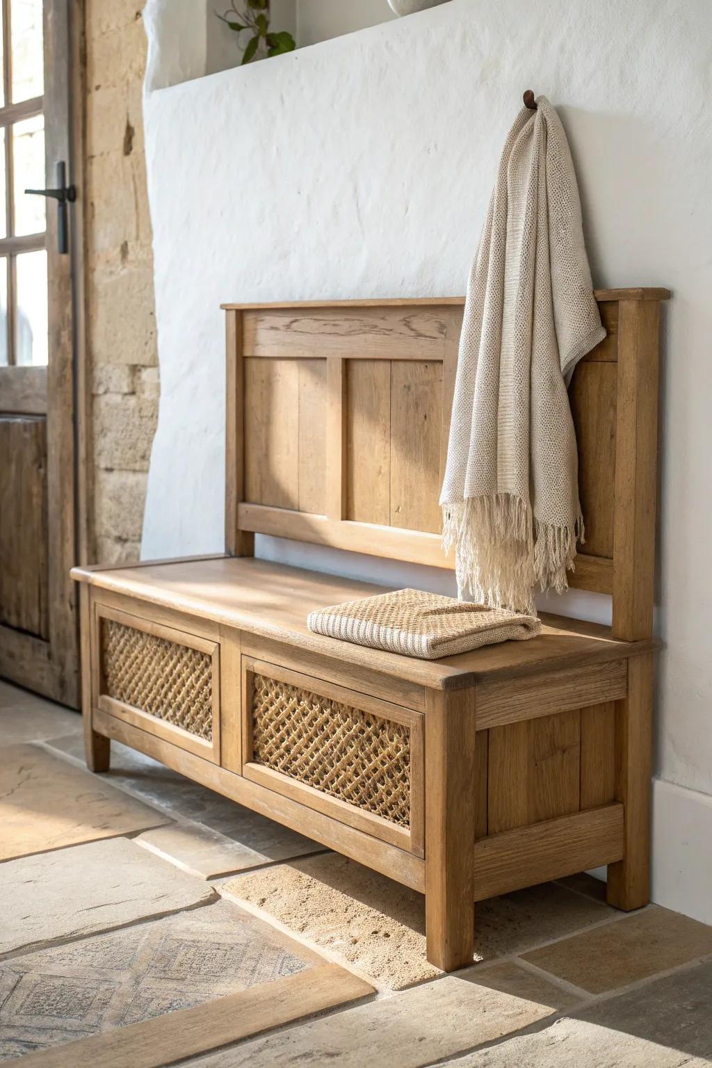 Soft matte weathered stain brings instant cozy character—even on brand‑new wood.