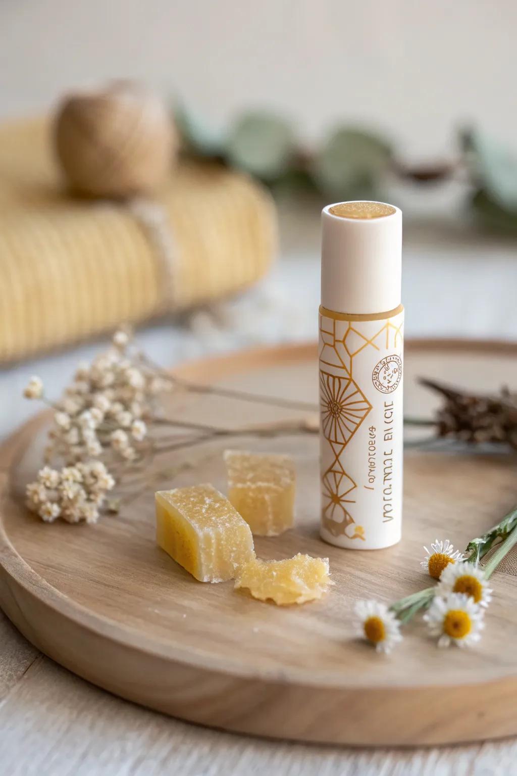 Pamper your lips with a touch of nature's elegance. 🌿💋 #BeeswaxLipBalm