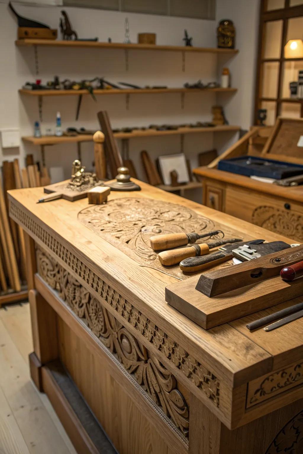 Immerse yourself in the art of craftsmanship with a unique woodworking class experience.