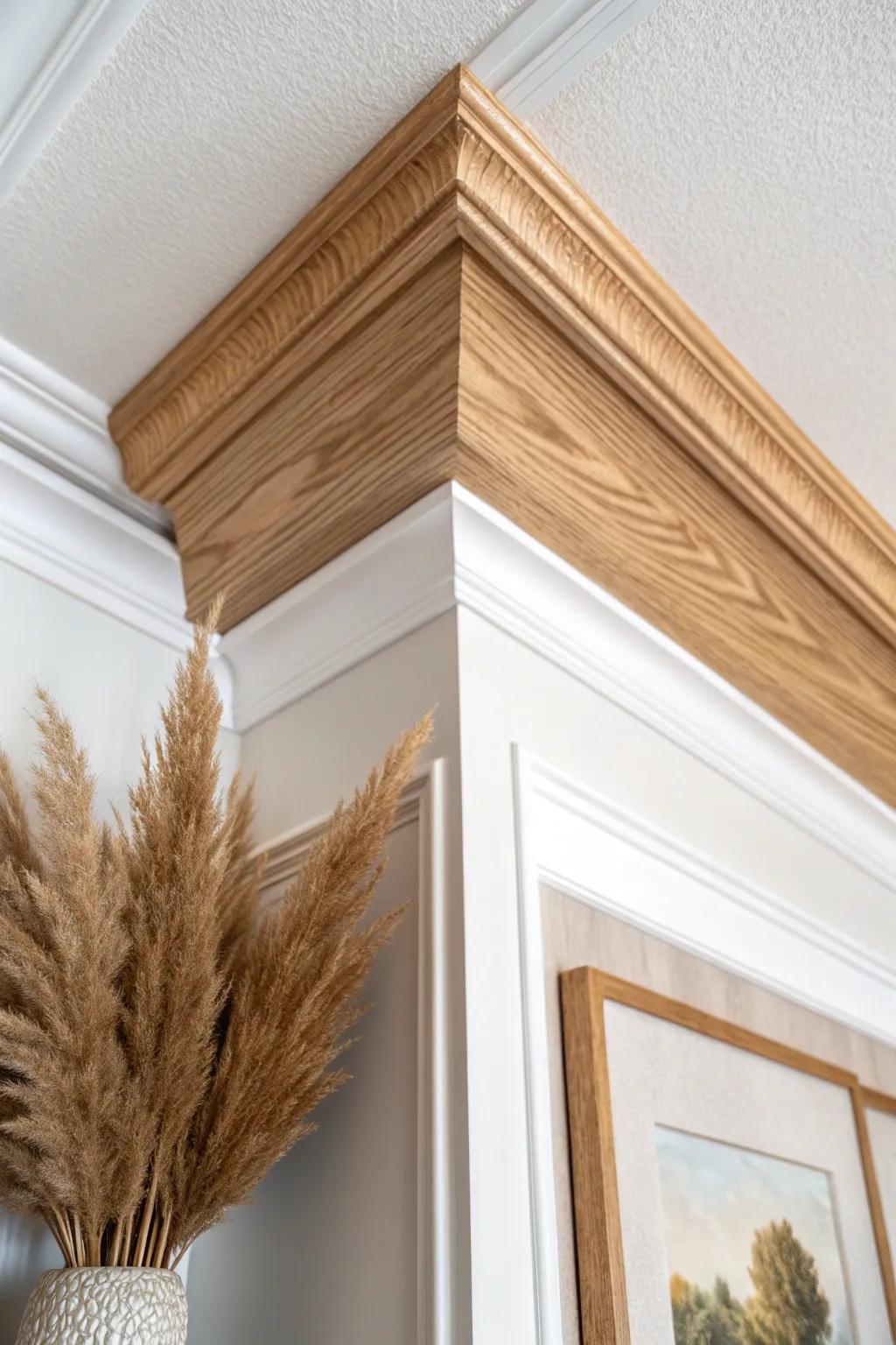 Plan crown molding around recessed lights for clean spacing and a seamless, polished finish.