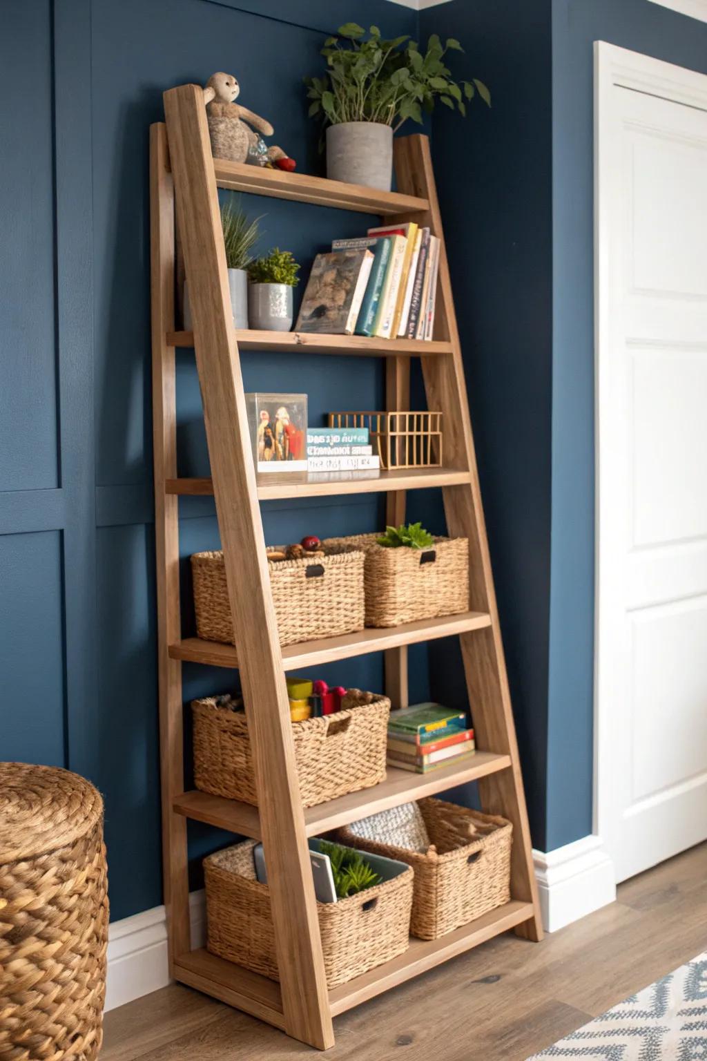 Elevate your space with stylish vertical storage solutions that blend practicality with craftsmanship.