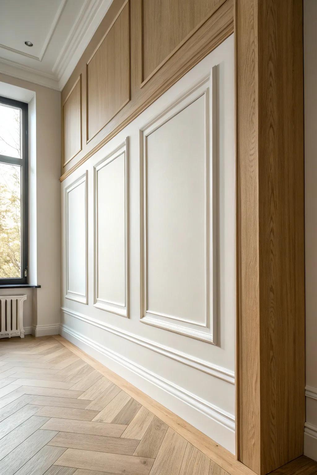 Frame within a frame molding adds effortless depth—clean, modern, and beautifully understated.