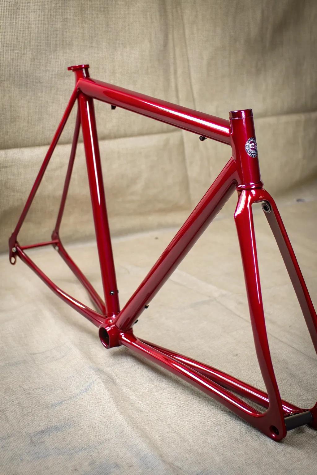 Transform your ride with a striking, custom powder-coated bike frame.