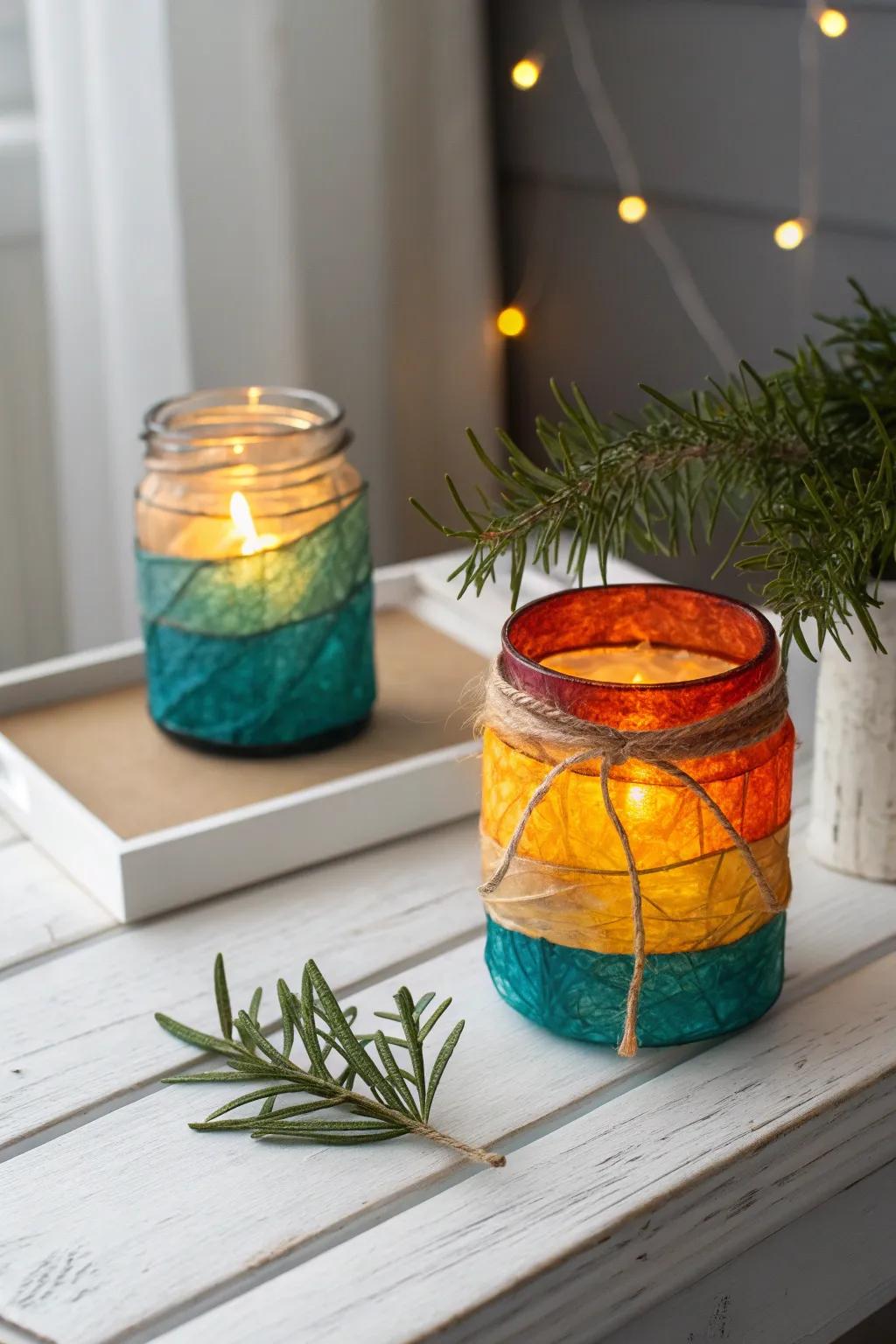 Transform your space with vibrant hues and minimalist charm. 🌿✨ #DIYNightLights #ScandiBoho