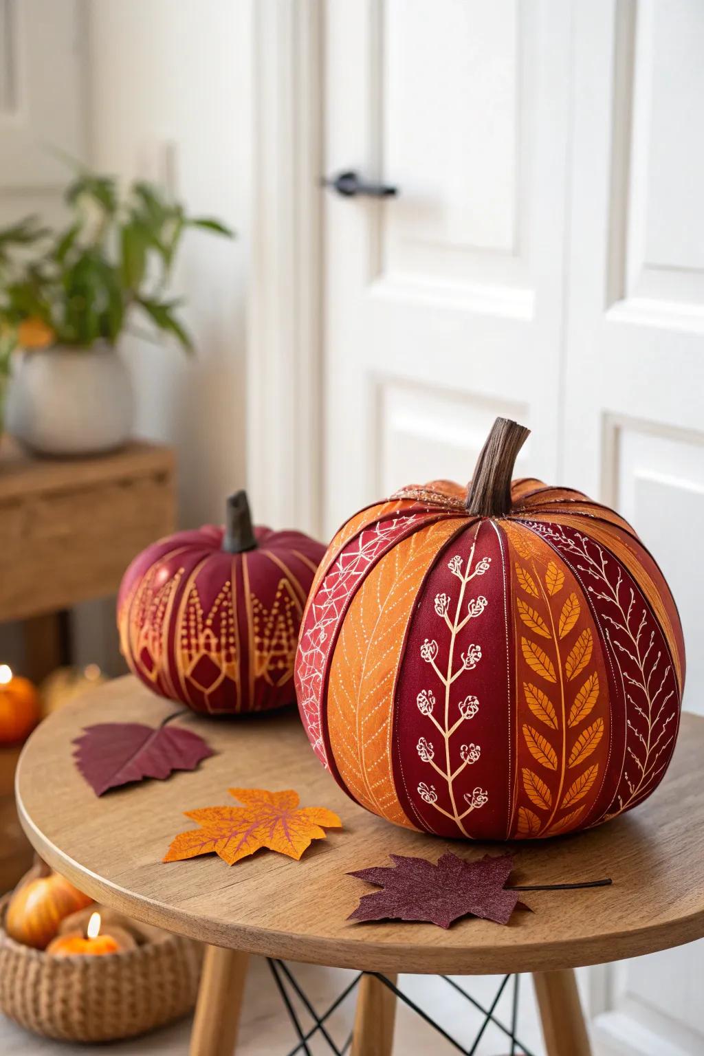 Unleash your creativity with these story-telling pumpkins that captivate both the eye and imagination.