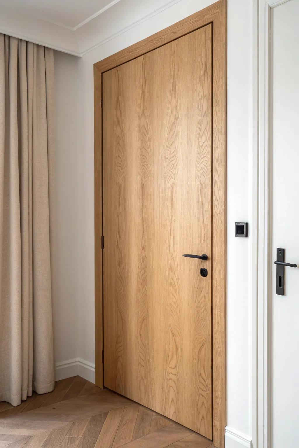 A closet cabinet door that blends in flawlessly—yet opens into a hidden safe room.