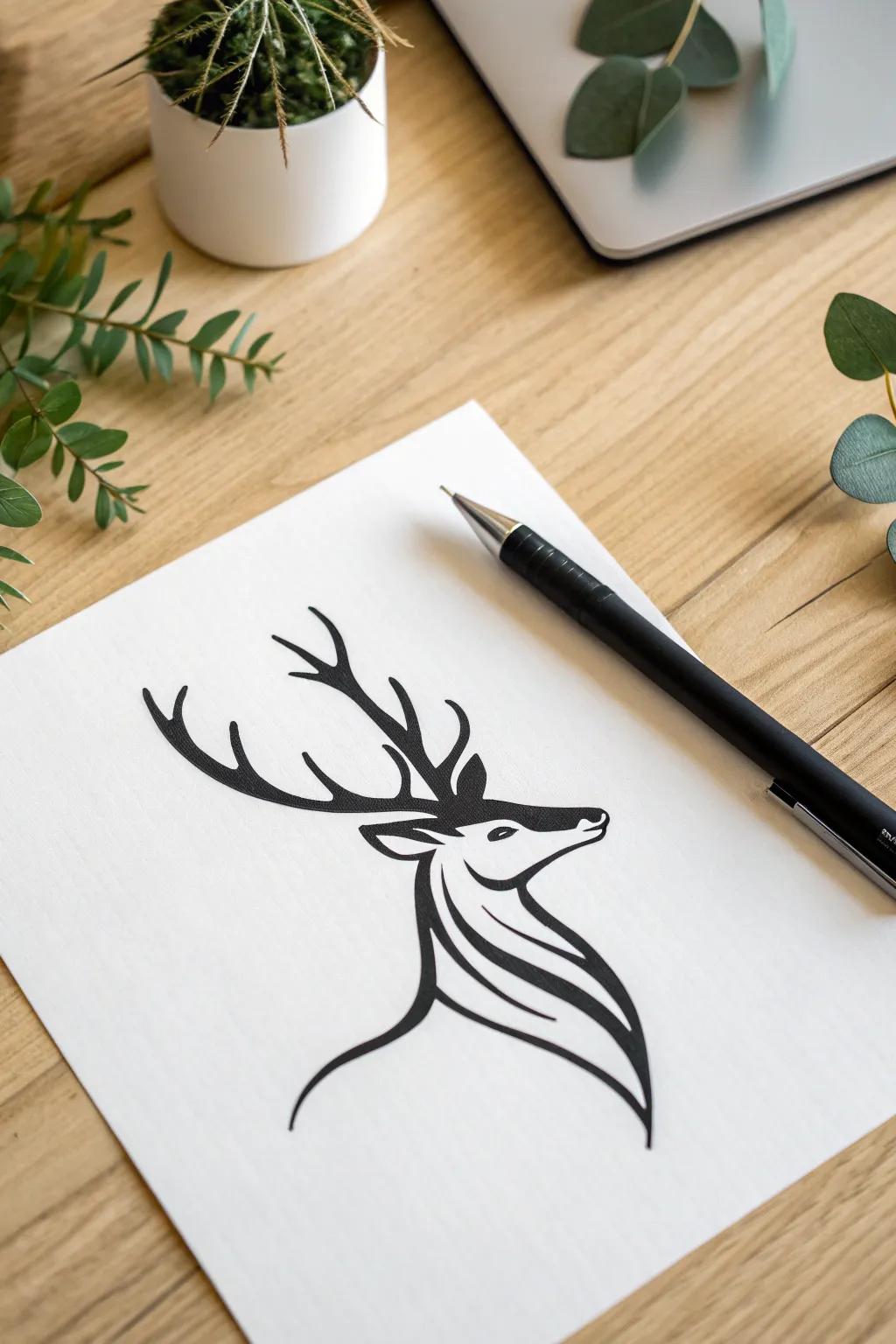 Embrace the beauty of minimalism with stunning animal silhouettes. #Craftsmanship #MinimalistArt