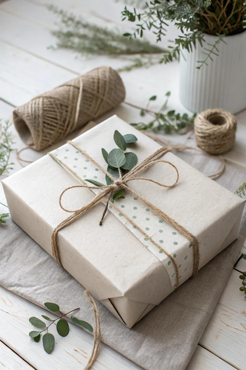 Master the art of wrapping with a box illusion: simplicity meets style.