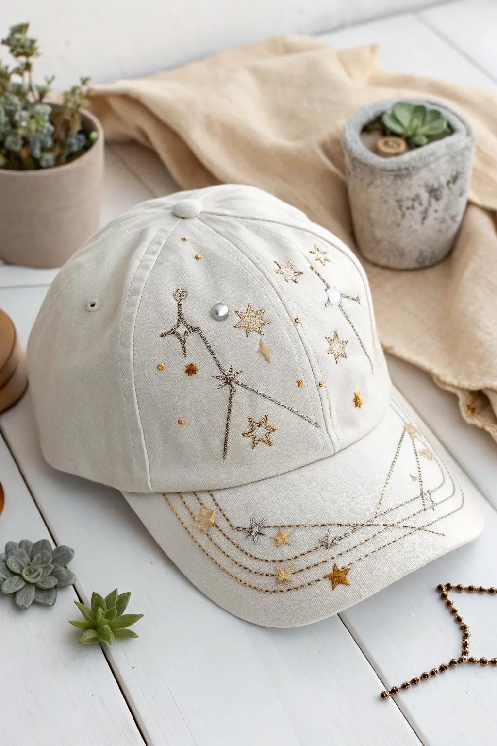 Discover the cosmos with every stitch—wear the stars wherever you go.