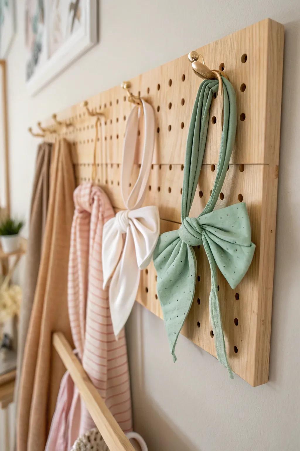 Effortlessly organize your little one's headbands with a touch of Scandinavian elegance. 🌿