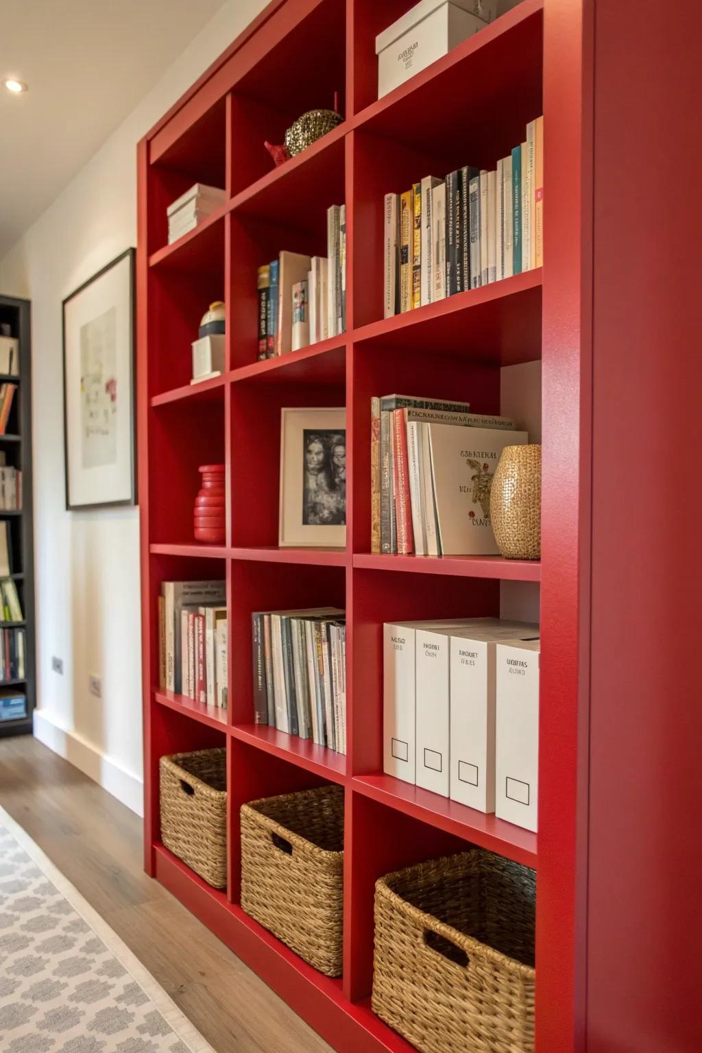 Transform your space with a bold backboard—subtle yet striking craftsmanship for your Kallax.