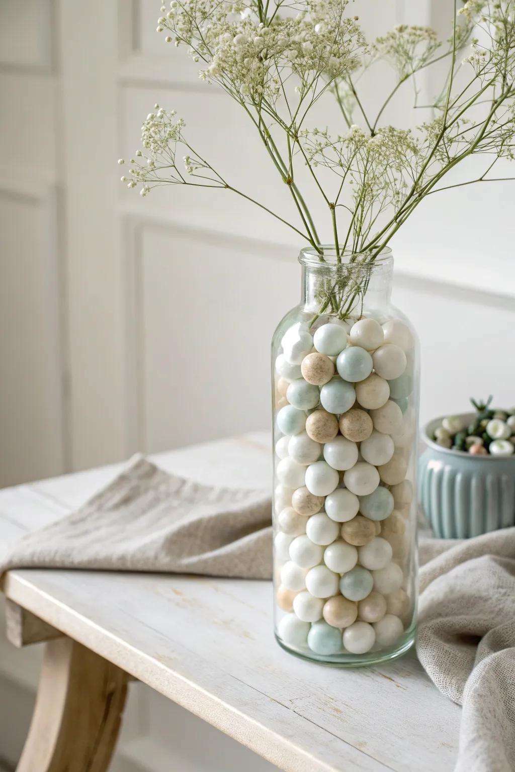 Elevate your decor with this chic DIY marble vase - where simplicity meets elegance in every handcrafted detail.